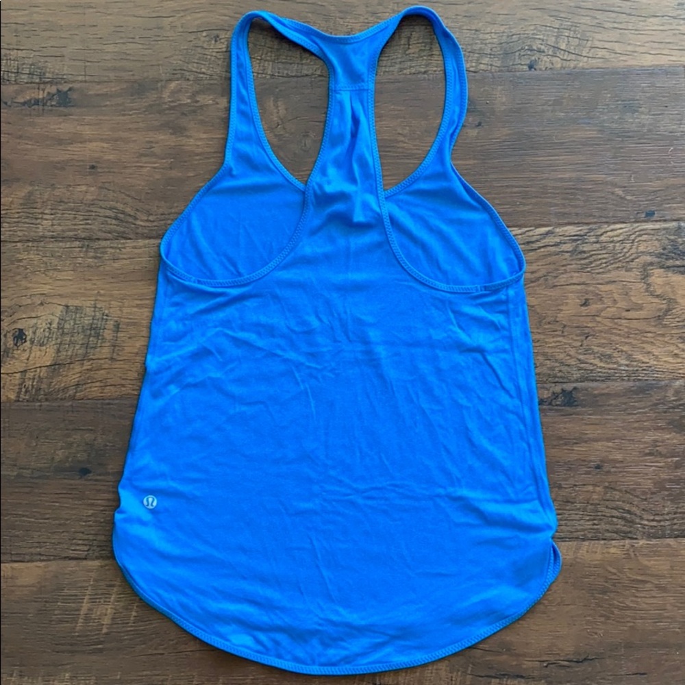 Lululemon blue tank size 4